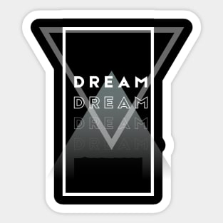 Absract design DREAM Sticker